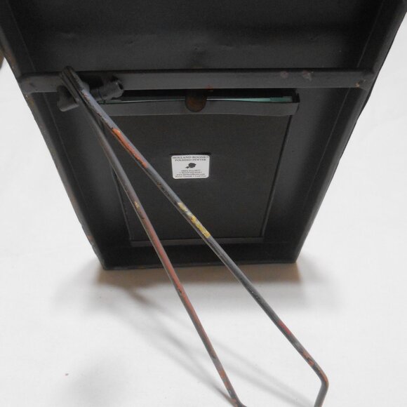 VTG HOLLAND BOONE POLISHED PEWTER LEAD FREE PICTURE FRAME HOLDS 4X6" PHOTO GLASS - Picture 4 of 12